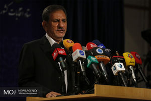 افتتاح بندر و فرودگاه هندورابی با حضور جهانگیری