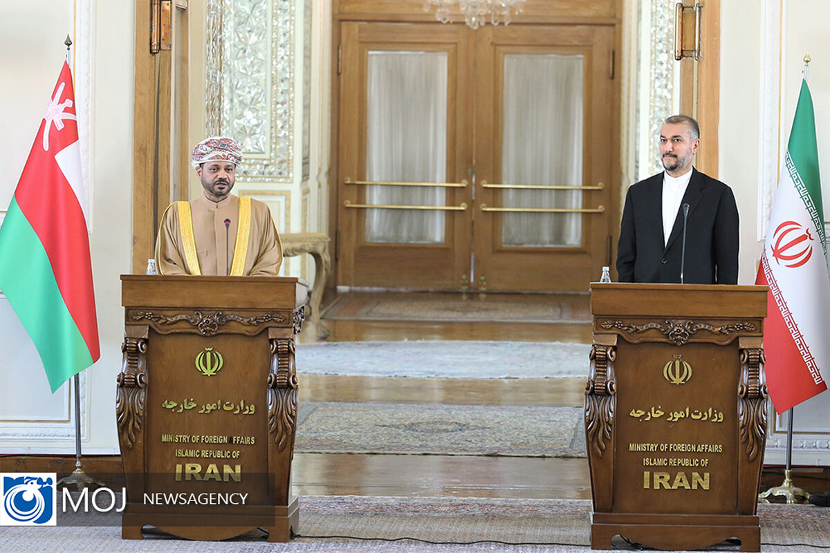 دیدار وزرای خارجه عمان و ایران