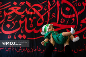 مازندران در آیین شیرخوارگان حسینی اشک ماتم ریخت