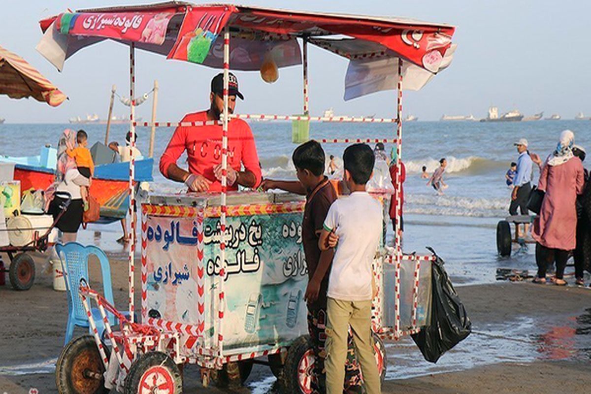 دستفروشان ساحل بندرعباس
