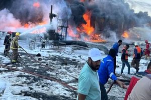 انفجار مخازن سوخت بصره ۴ کشته و ۲۰ زخمی برجای گذاشت