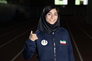 دختر دونده ایران نقره آسیا را گرفت