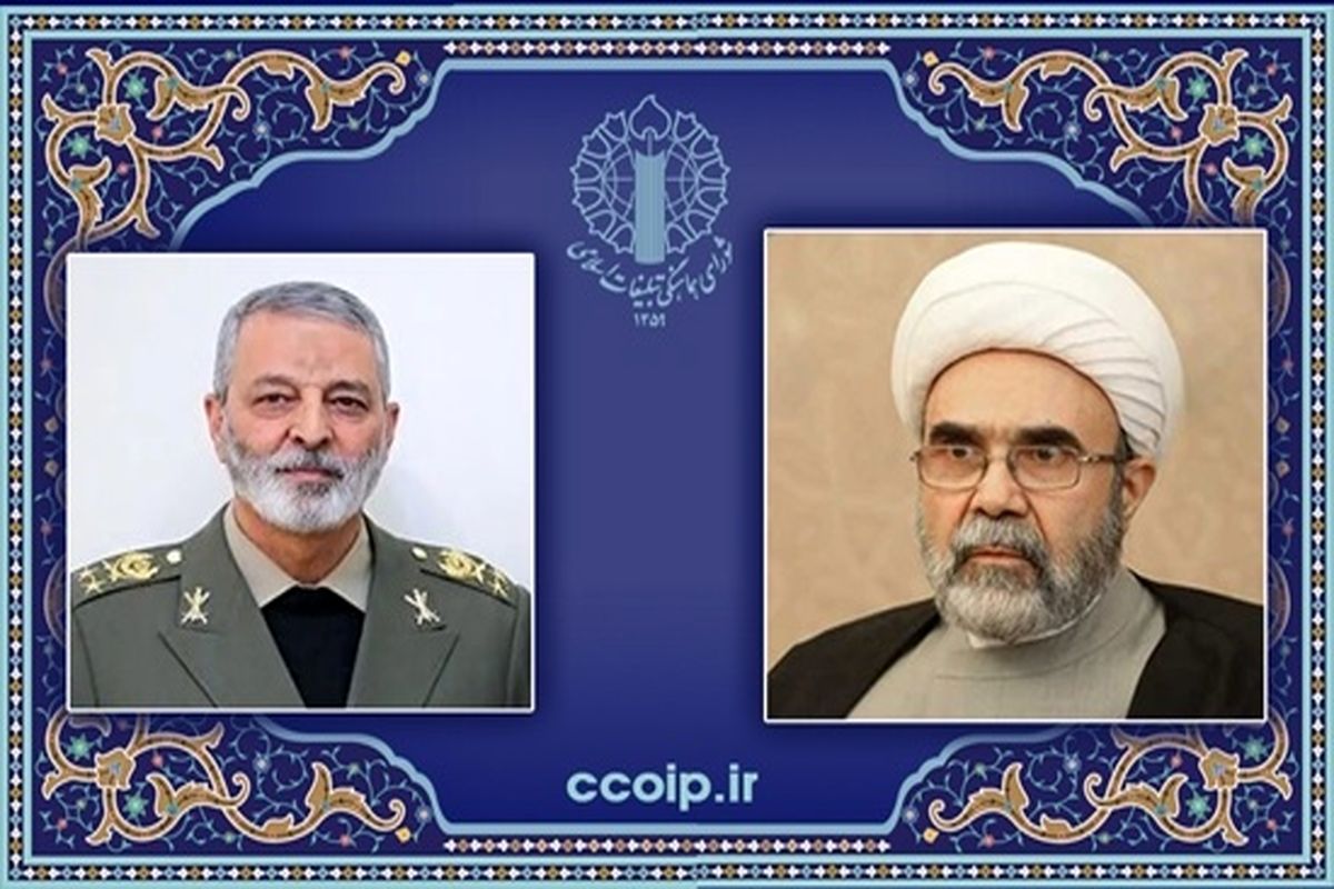 رئیس شورای هماهنگی تبلیغات اسلامی به فرمانده کل ارتش پیام تبریک داد