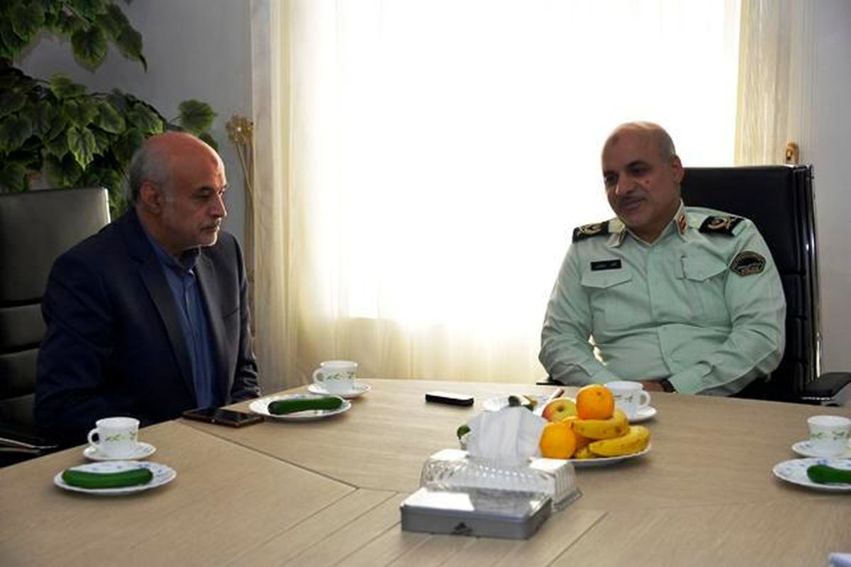 دیدارسردارباشرکت گاز