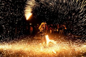 2 قطع عضو و 78 مصدوم، حاصل همراه با  تاسفِ چهارشنبه سوری در همدان