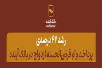رشد 47 درصدی پرداخت وام قرض‌الحسنه ازدواج در بانک آینده