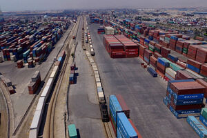 افزایش ۲۳۳ درصدی حمل‌ونقل ریلی آهن‌آلات در بندر شهید رجایی