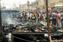 آتش سوزی در بازارچه کیان اهواز