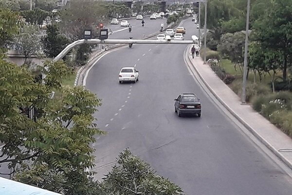 رانش زمین در بزرگراه همت