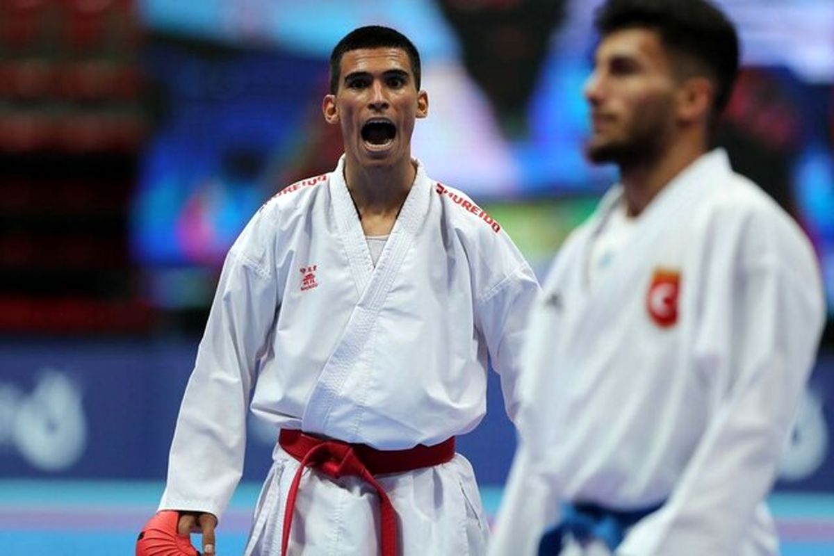 مرتضی نعمتی به مدال نقره کاراته مردان در قهرمانی آسیا رسید