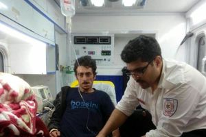 حمله خرس به یک چوپان در روستای تیلک کیاسر