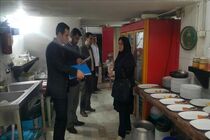 بازدید از مراکز عرضه فرآورده های خام دامی در رضوانشهر