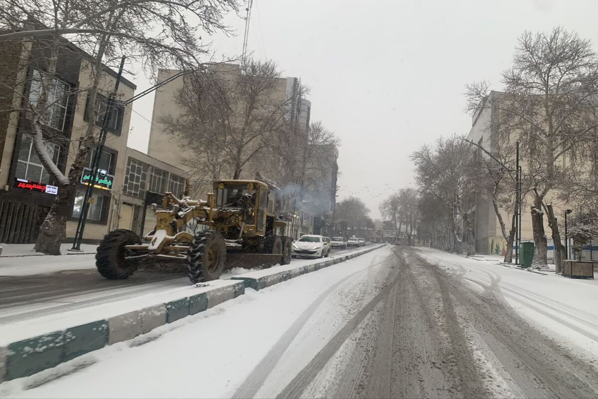بارش برف کرمانشاه