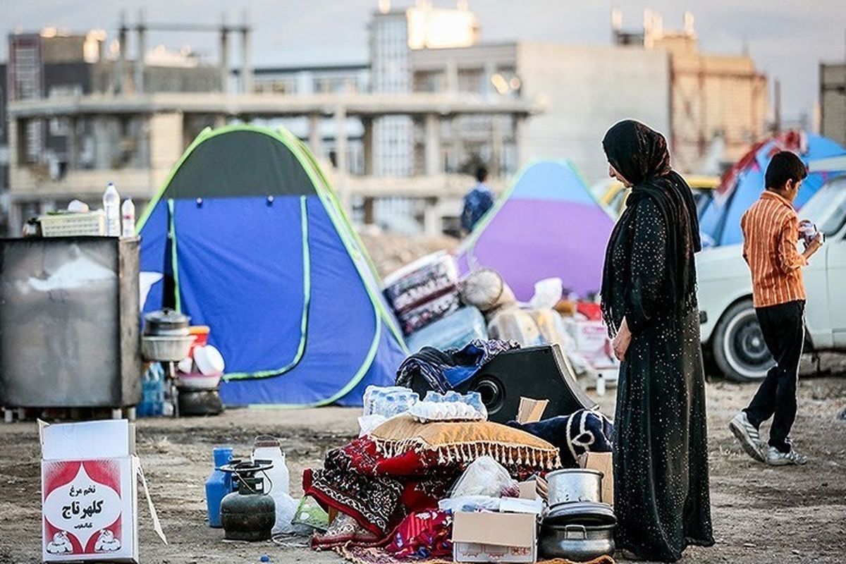 هر چادر زلزله زده  1000 وات برق استفاده کند