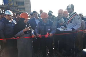 ‏ خط ریلی فولاد سنگان به شبکه سراسری راه‌آهن کشور‏ متصل شد