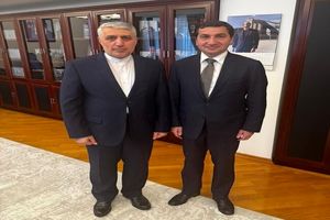 دیپلمات کشورمان با دستیار علی اف رایزنی کرد