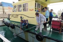 عمق سنجی دقیق حوضچه ها و کانال  بندر شهید رجایی 