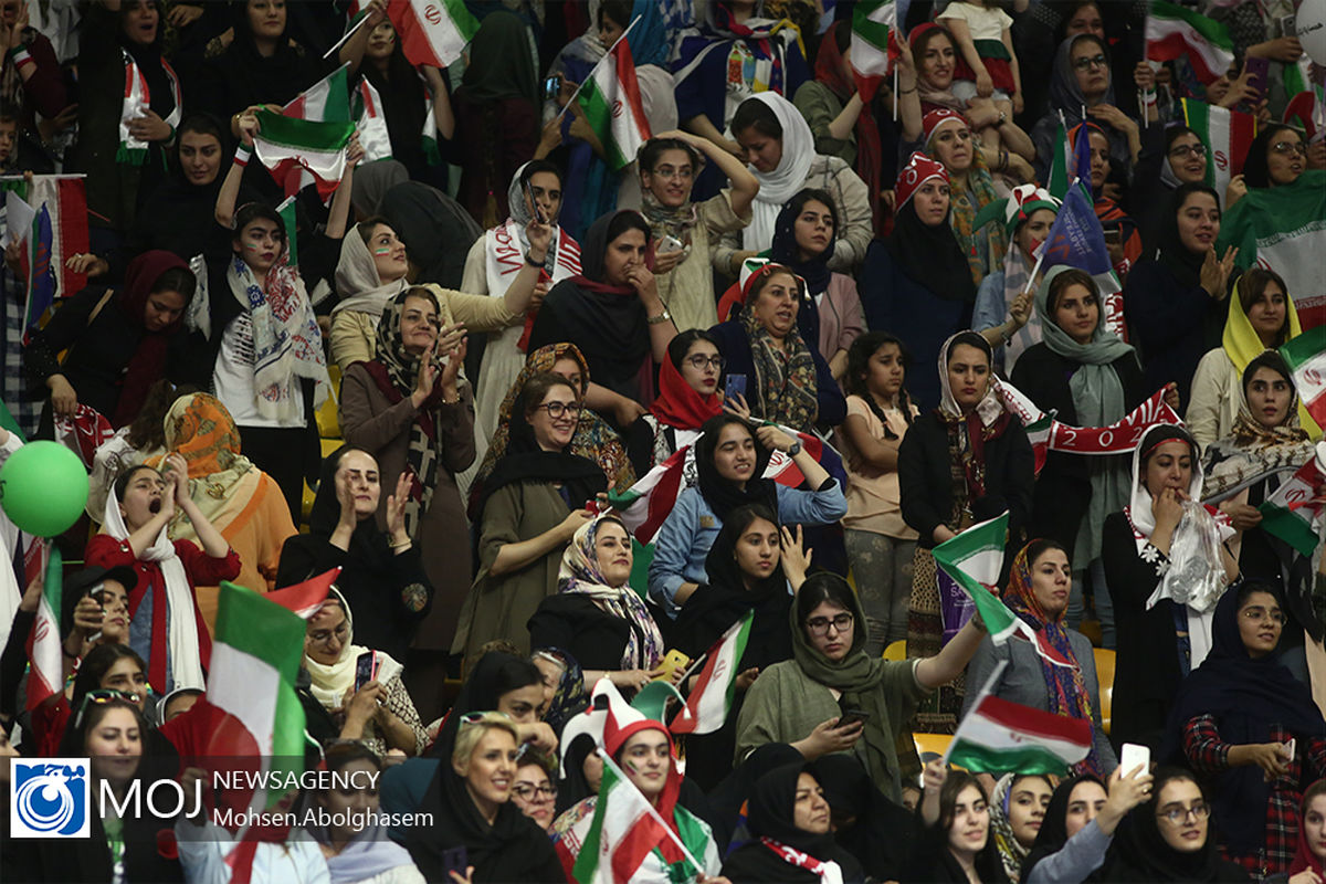 دیدار تیم های ملی والیبال ایران و کانادا