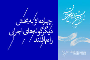 آثار راه یافته به بخش دیگرگونه های اجرایی تئاتر فجر