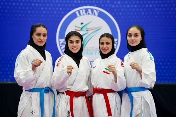 دختران کاراته‌کای ایران فینالیست آسیا شدند، بلیت مسابقات جهانی رزرو شد