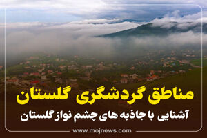 اینفوگرافیک/مناطق گردشگری گلستان