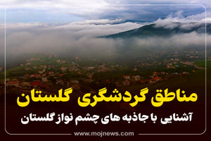 اینفوگرافیک/مناطق گردشگری گلستان