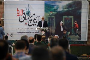 آئین مهمانی لاله‌ها در گلزار شهدای رشت برگزار شد+تصاویر