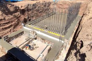 احداث مخزن ذخیره آب در سطح منطقه چهار شهرداری یزد 