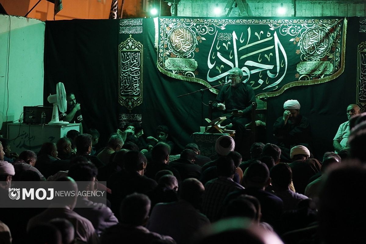 مراسم عزاداری شهادت امام جواد در کیش