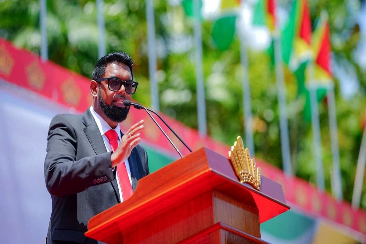 عرفان علی رئیس‌جمهوری گویان