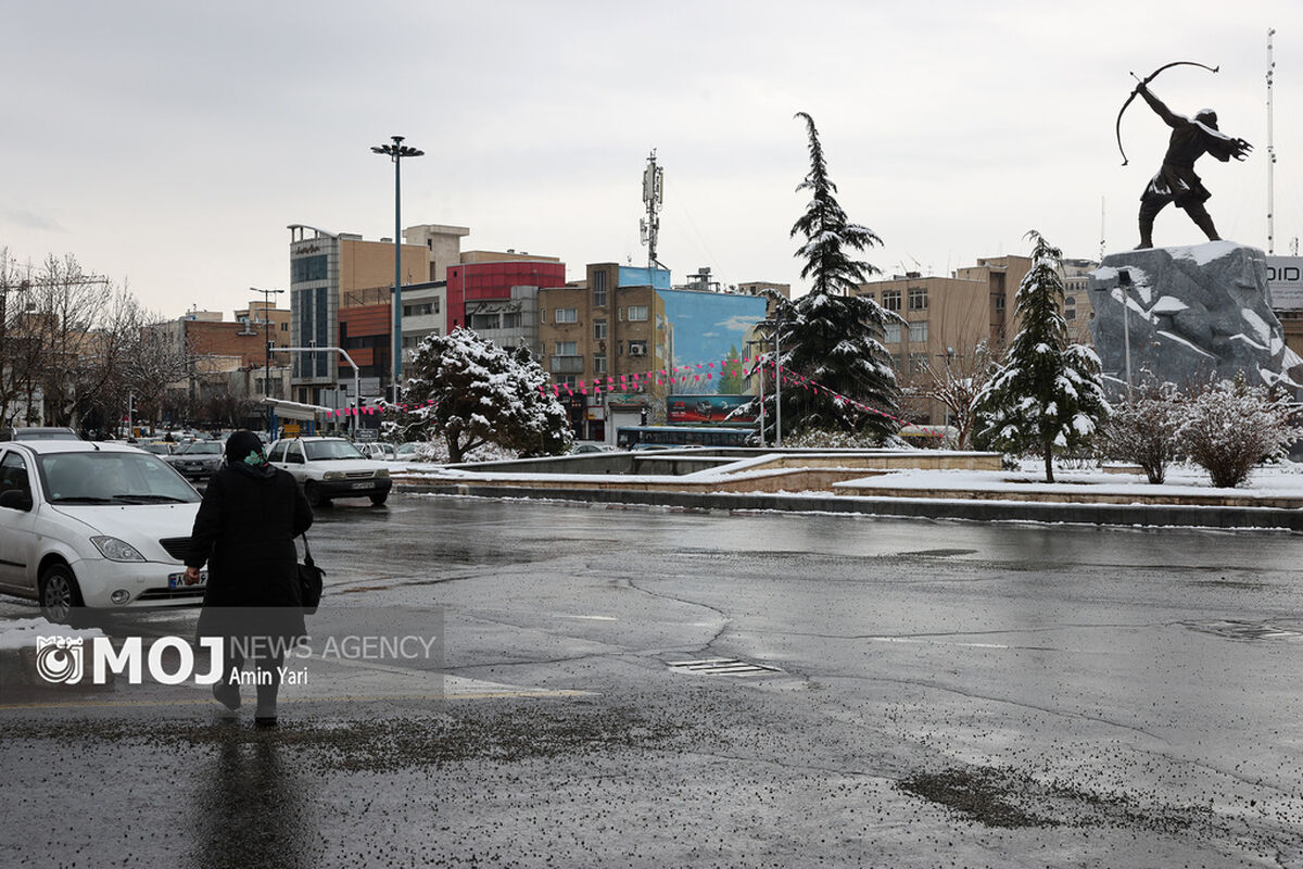 بارش برف در تهران - ۳۰ دی ۱۴۰۴