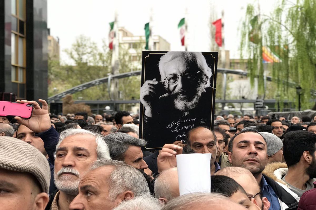 تشییع جنازه جمشید مشایخی