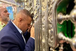 مشرف شدن وزیر کشور عراق به زیارت حرم مطهر حضرت معصومه (س) 