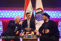 دیدار ظریف با سید عمار حکیم رییس جریان حکمت عراق