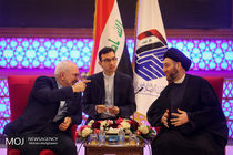 دیدار ظریف با سید عمار حکیم رییس جریان حکمت عراق