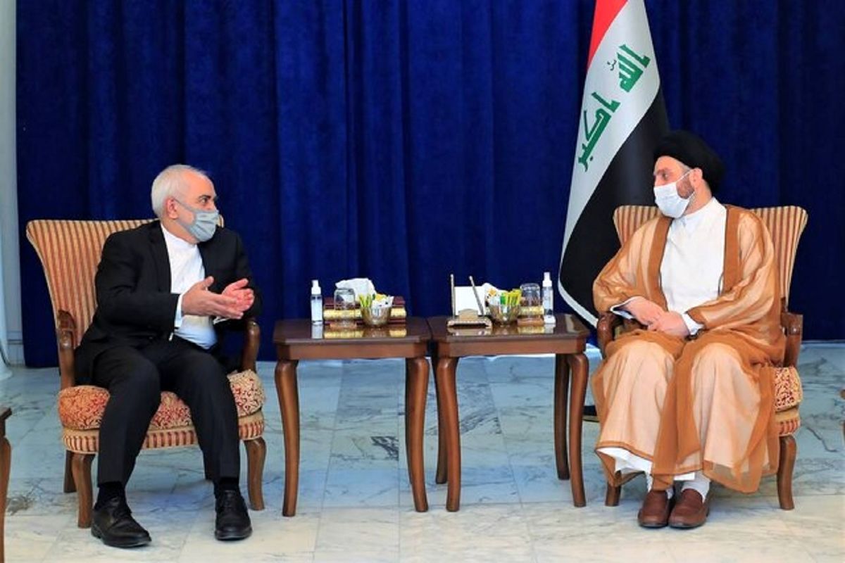 دیدار ظریف با عمار حکیم