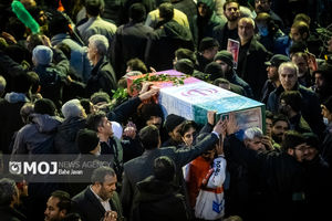 خاکسپاری شهدای حافظ امنیت در بهشت زهرا (س) انجام شد