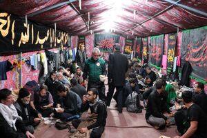 روزانه 4000 نفر در موکب های امامزادگان کاشان در کربلا اسکان داده می شوند
