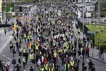 تظاهرات جلیقه زردها در فرانسه وارد هفته چهل و پنجم شد