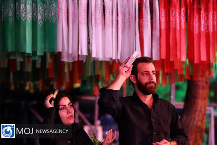 احیای شب بیست و یکم ماه رمضان در قطعه شهدای بهشت زهرا (س)