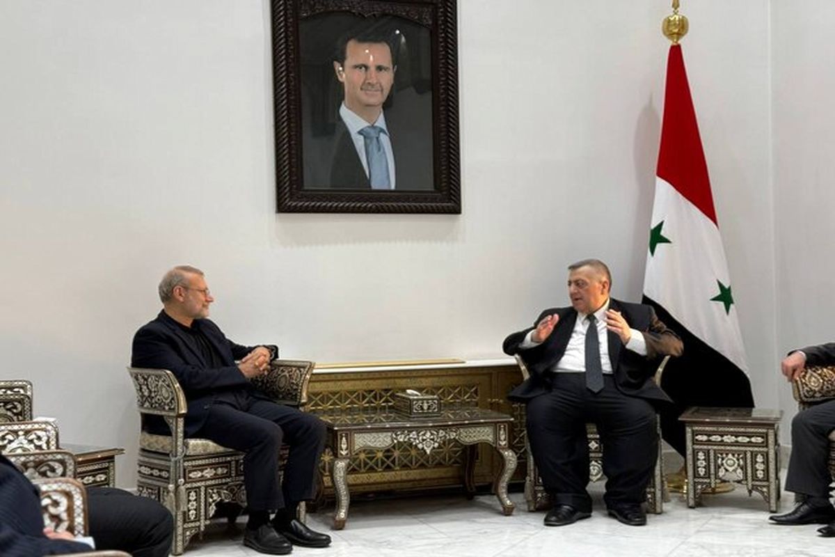 علی لاریجانی در سوریه