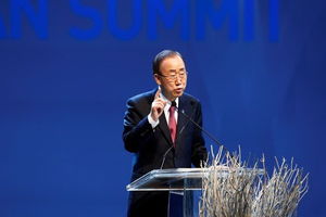 بان کی مون: از تحقق صلح در فلسطین ناامید نشوید