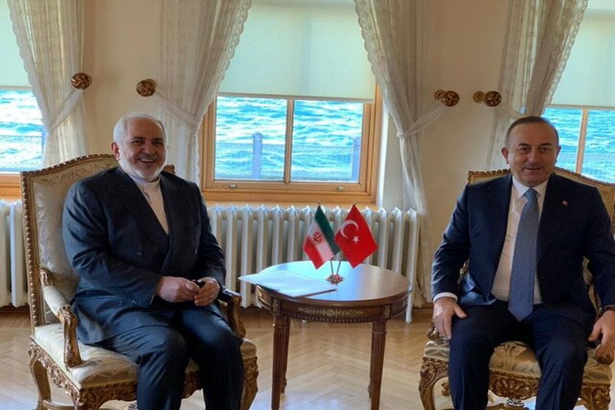 دیدار ظریف با وزیر خارجه ترکیه
