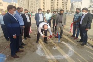 برگزاری آیین کلنگ زنی پروژه ۳۲۰ واحدی طرح مسکن ملی
