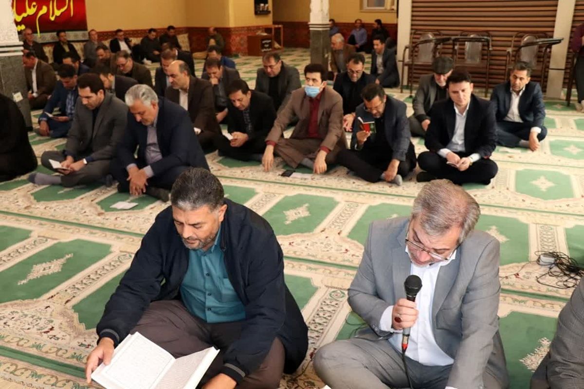 گرامیداشت شهدای مقاومت در دادگستری اردبیل