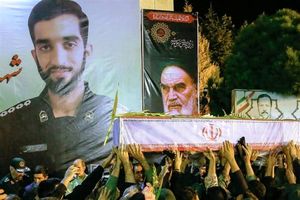 حضور وزیر جهاد کشاورزی به نمایندگی از دولت در مراسم تشییع و خاکسپاری شهید حججی