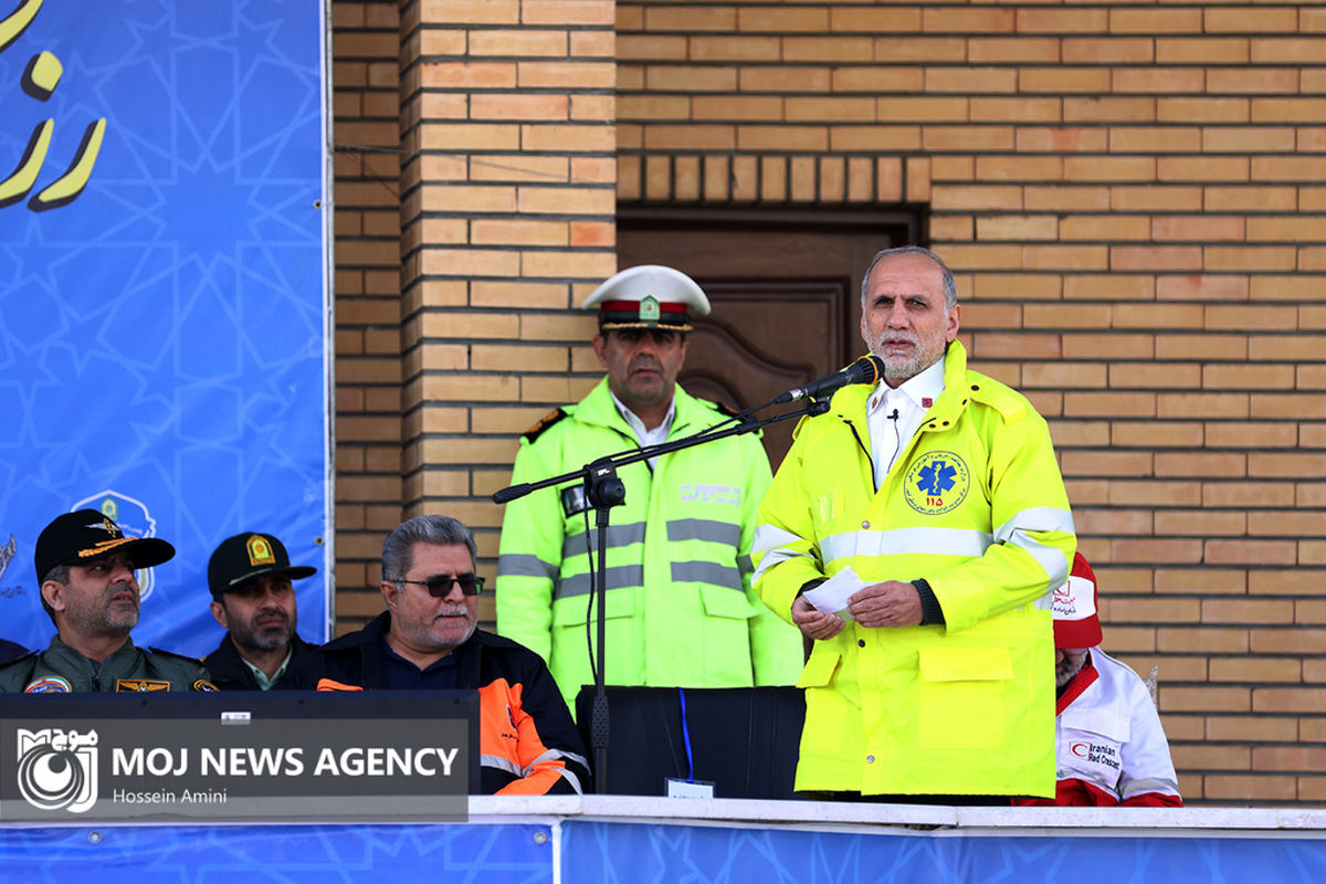 رزمایش طرح نوروزی پلیس راهور و دستگاه‌های خدماتی