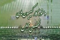 دستور کار اولین جلسات هفتگی کمیسیون‌های مجلس در سال 96