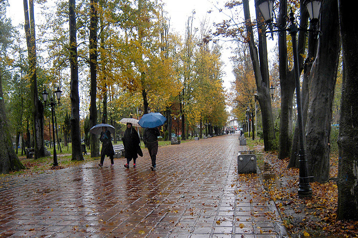 بارش باران در گیلان