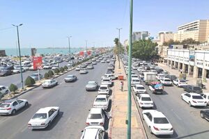 ترافیک در محور منتهی به ایلام سنگین است